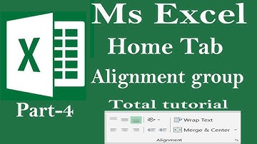 alignment group in excel || alignment in excel || excel alignmrnt group text direction