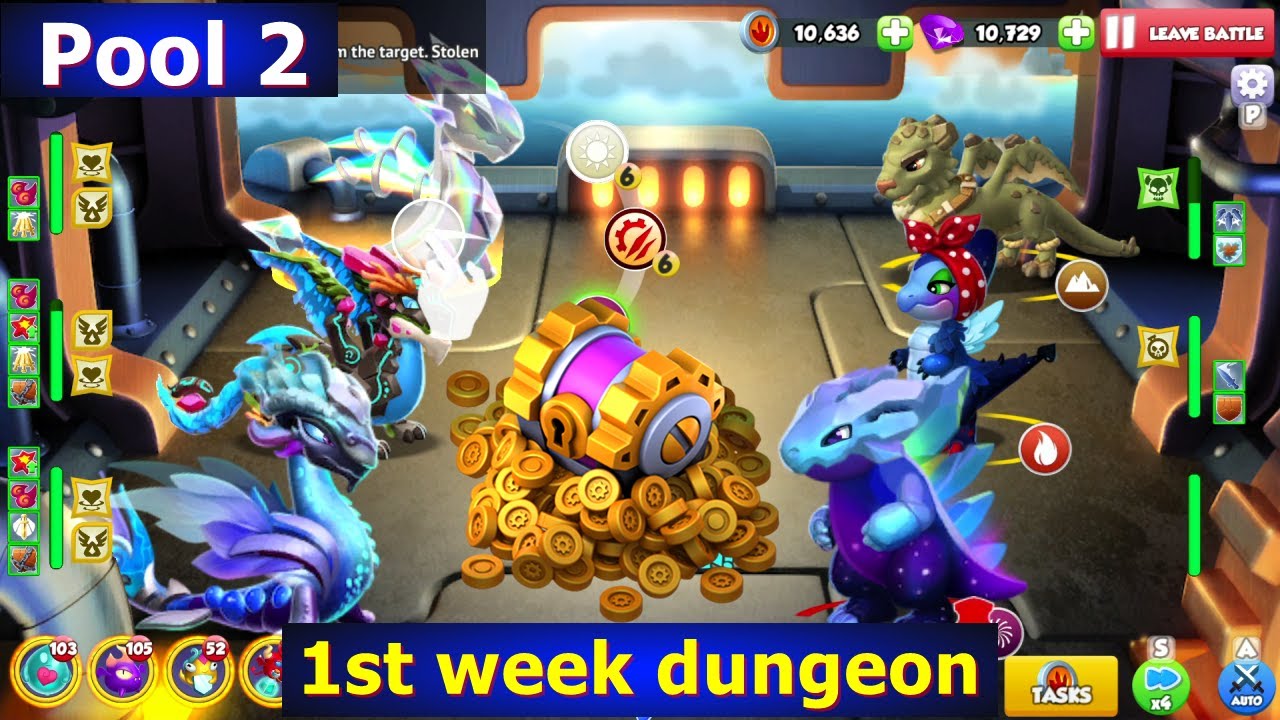 Pool 2 Eldritch Dungeon Flameheart ancient event | collected 2305 steeping stones | DML