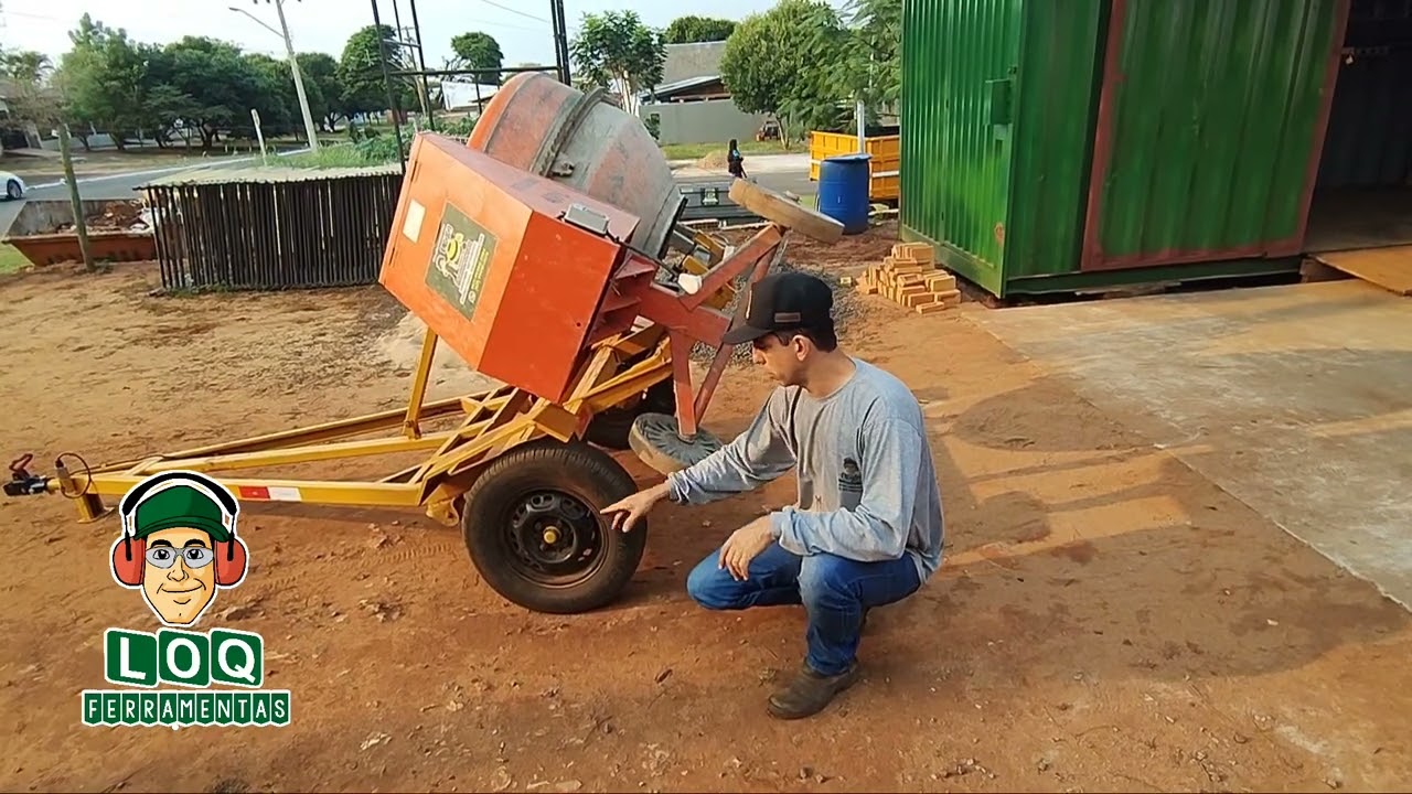 Carretinha para betoneira