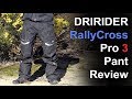 DRIRIDER RallyCross Pro 3 Pant Review - Adventure Gear
