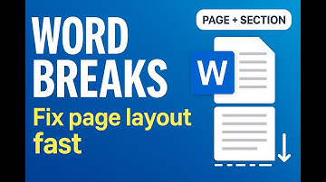 How to Use Page Breaks and Section Breaks in Microsoft Word | Complete Guide