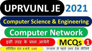 COMPUTER NETWORK || MCQs 1 || UPRVUNL JE COMPUTER SCIENCE @LatestExamsPreparation