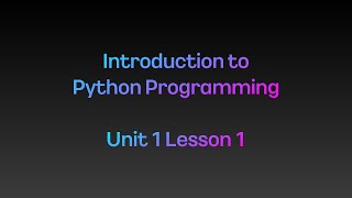 Famous Introduction to Python - Unit 1 Lesson 1 Profile