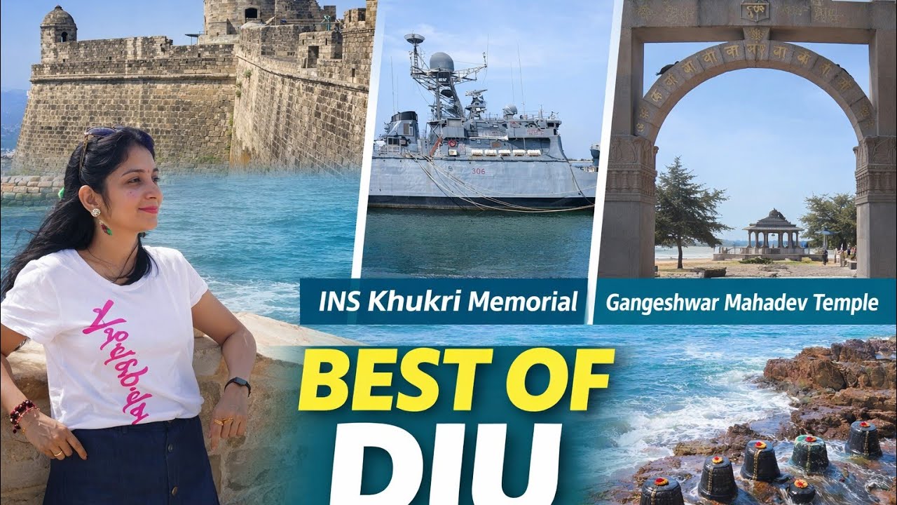 From Adventure to Devotion ✨ | Diu Travel Vlog | Khukri Memorial to Dwarkadhish