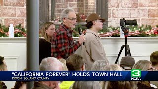 California Forever Holds Town Hall In Dixon