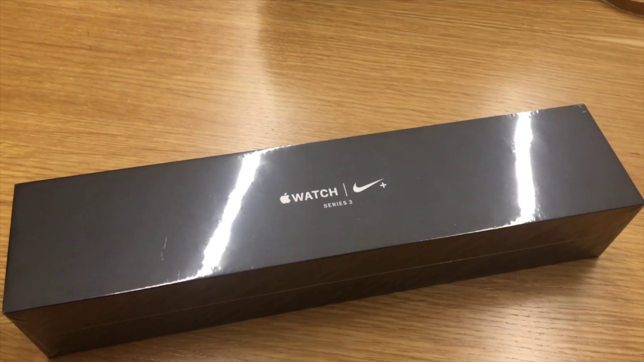 apple watch series 3 nike unboxing