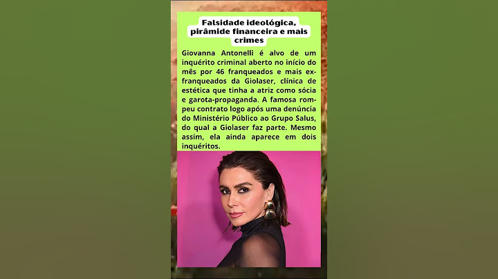 Giovanna Antonelli é investigada na Justiça