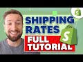 How to Add Shopify Shipping Rates - Free Shipping, Flat Rate Shipping, & Weight-Based Shipping