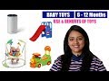 बच्चों के लिए खिलोने || BABY TOYS FOR 6-12 MONTHS