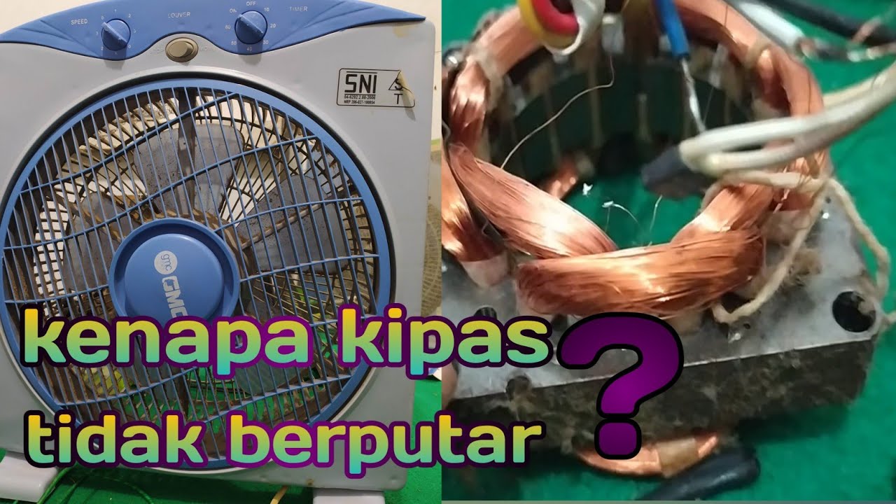 memperbaiki kipas angin 