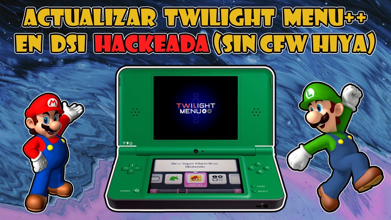 ACTUALIZAR TWILIGHT MENU++ en DSi LIBERADA (SIN CFW HIYA) YouTube