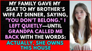 My Family Mocked Me At Dinner, Until Grandpa Revealed The Truth...