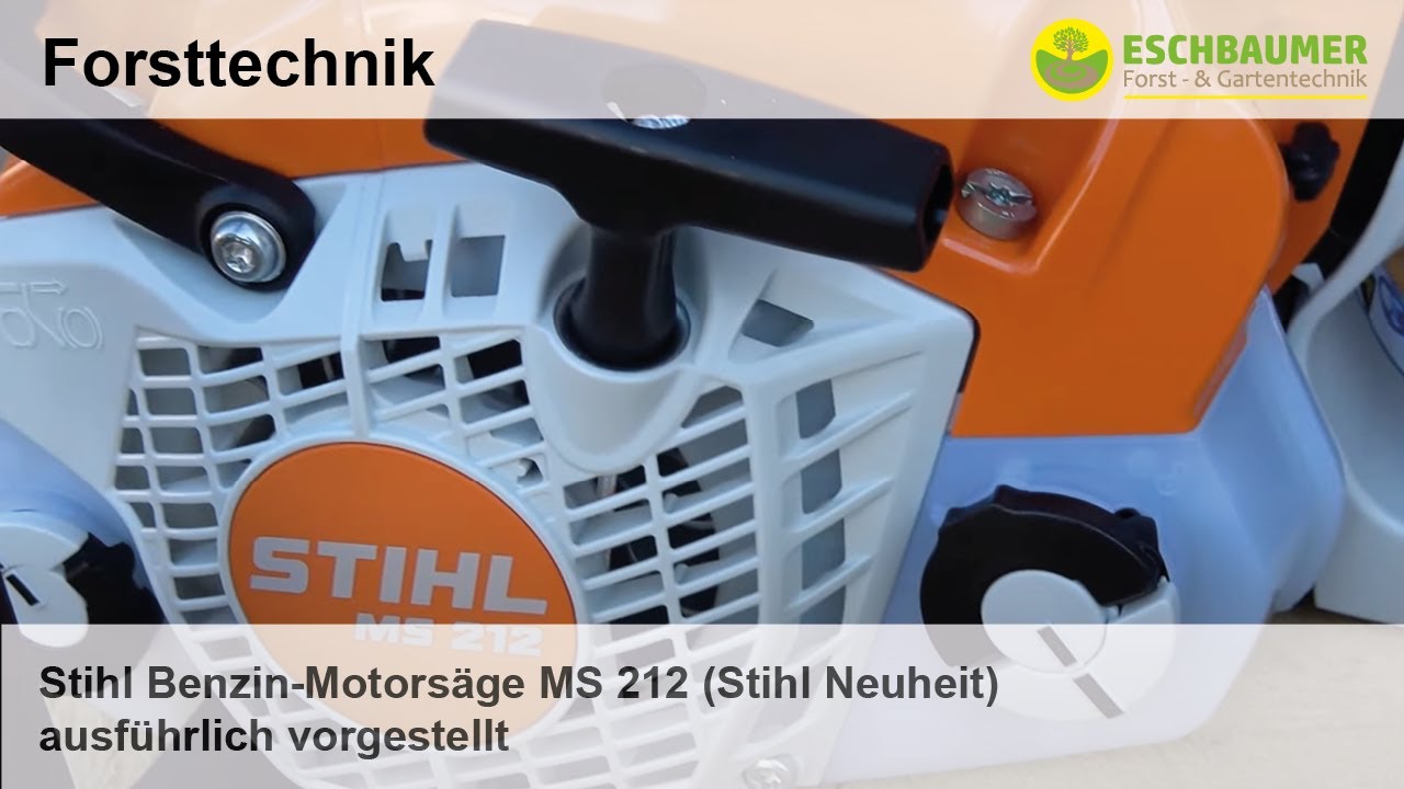Stihl Benzin-Motorsäge MS 182 (Stihl Neuheit) ausführlich vorgestellt