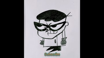 very Easy Dexter laboratory drawing#shorts#ishaaArt#dexter#subscribe#2021