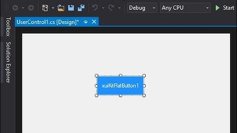 C# Tutorial - Creating custom controls : Flat/Material button