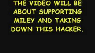 Celebrity MILEY CYRUS HACKER :  Wanted Dead or Alive Profile
