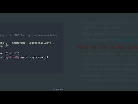 How to Extract EPC Rating from Dynamic Property Listings Using Selenium