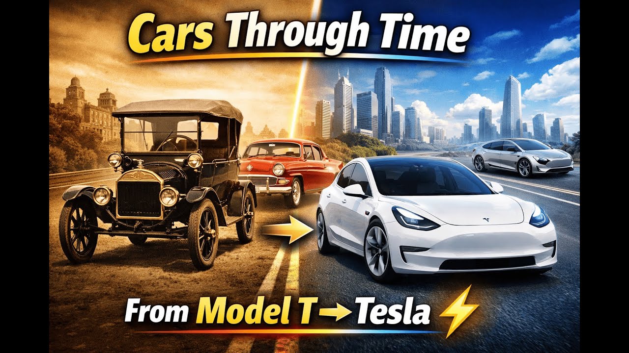 The Evolution of Cars  | From Model T to Electric & Self-Driving Vehicles