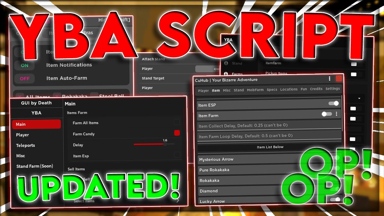 YBA script - Roblox-Scripter