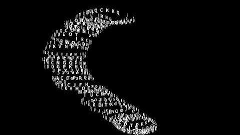 wordy random walker. Draw by openFrameworks