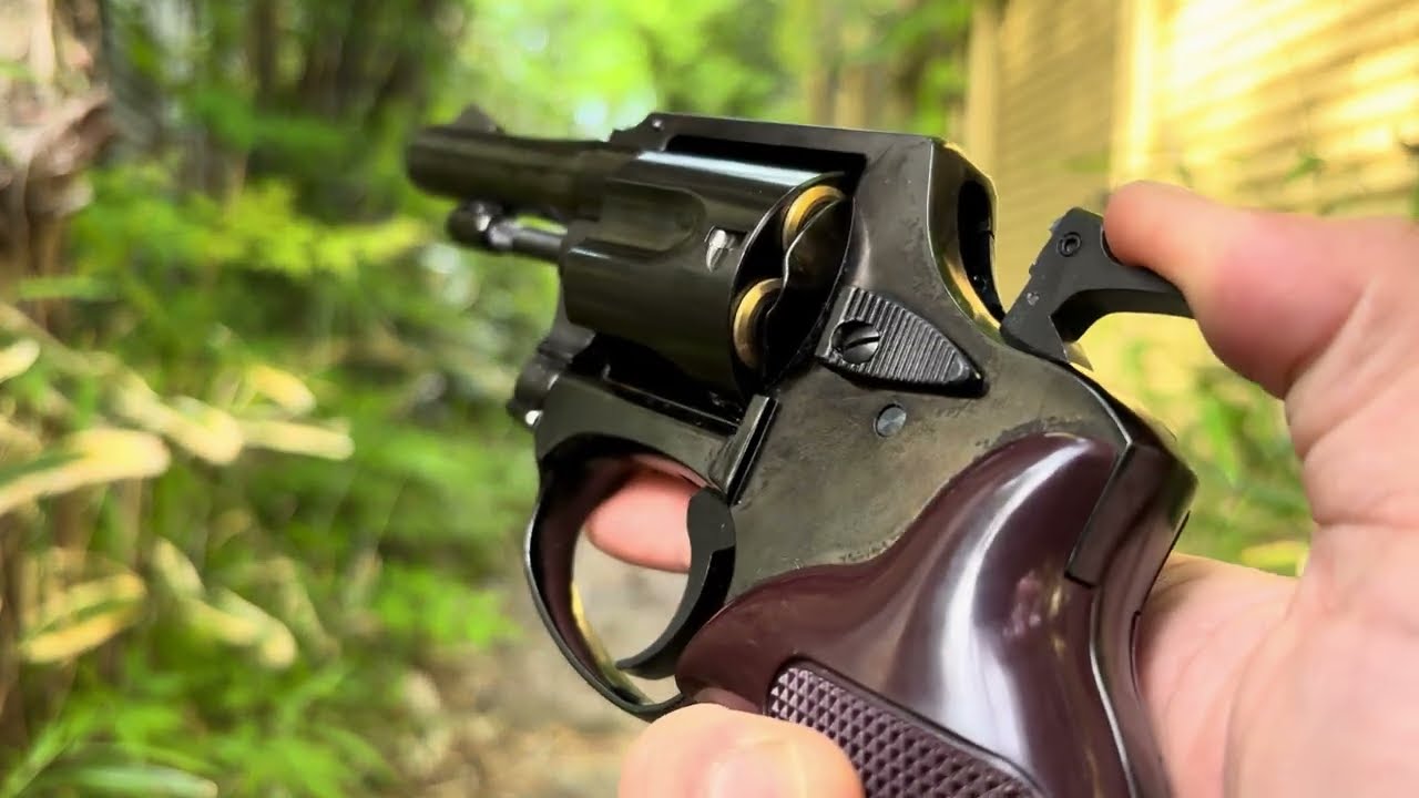 MARUSHIN Police Revolver 3inch Airsoft - YouTube