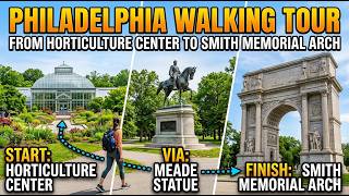 Exploring West Fairmount Park🌸: Horticulture Center to Smith Memorial Arch Walking 🚶 Tour(Philly)