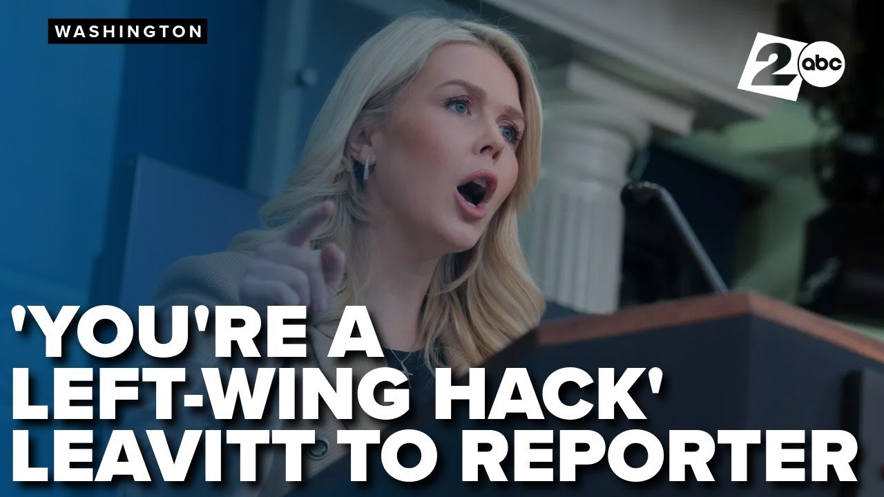 Leavitt accuses reporter of bias after questioning her about ICE deaths, Renee Good fatal shooting