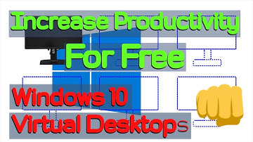 How to increase productivity for free Windows 10 Virtual Desktops
