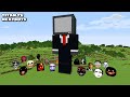 SURVIVAL TITAN TV MAN HOUSE WITH 100 NEXTBOTS in Minecraft - Gameplay - Coffin Meme