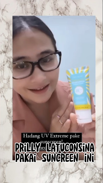 Prilly Latuconsina Pakai Suncreen Ini Meski Di Dalam Ruangan #shortsviral