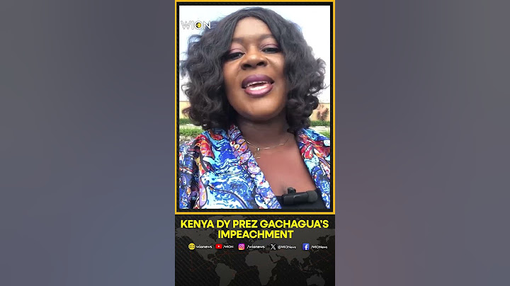 Kenyan Senate Impeaches Deputy President Rigathi Gachagua Amid Health Crisis | WION Shorts