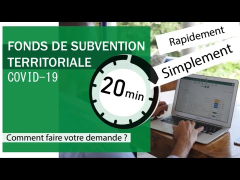 Comment effectuer sa demande de fonds de subvention territoriale COVID-19?