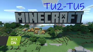 Minecraft tutorial worlds in RTX: TU 2 - TU 5