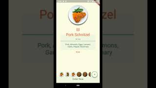 Flutter Animation Demo: Platter App.