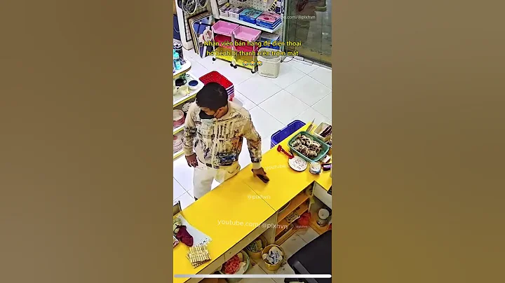 Nhân viên bán hàng để điện thoại hớ hênh bị trộm mất 😂 #canhgiac #tromcap #tromcuop #danang #canhbao