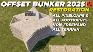 Complete Revival of the Offset Bunker &amp; Pixelgap for 2025  | Advanced Guide + Solo Base | RUST