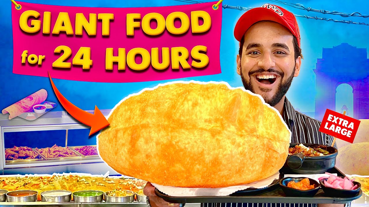 Eating India’s Largest GIANT Food !! *10 Feet Dosa* Bombofoods