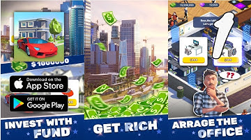 Idle Office Tycoon - Get Rich! Gameplay Walkthrough Part 1 (Android, IOS)