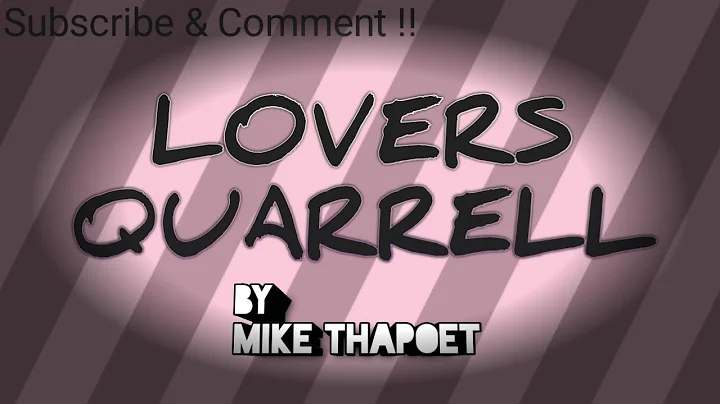 Poetry from Mike ThaPoet: Lovers Quarrell