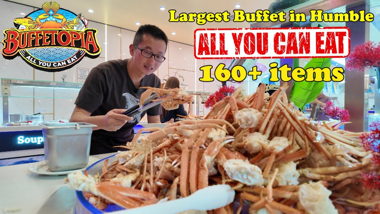 23 доллара за снежного краба AYCE, устрицы, морепродукты, суши и более 160 блюд в Buffetopia | СА...