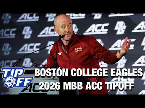 Boston College Eagles Men's Basketball Press Conference | 2026 ACC Tipoff