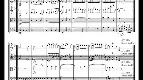 Boccherini - String Quartet Op 2 No 4 / G 162 - 3. Minuetto - Piano Transcription [tbpt124]