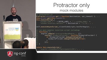 Doron Zavlevski - Hacking and Demystifying Protractor (Hebrew) - ngconf-il 2015