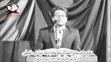 مريم 25 {وَهُزِّي إِلَيْكِ بِجِذْعِ النَّخْلَةِ   } القارئ وحيد نظريان