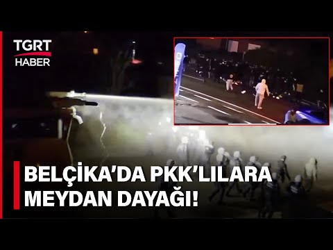 Belçika'da PKK'lılara Meydan Dayağı! Türk Vatandaşları Teröre Geçit Vermedi - TGRT Haber