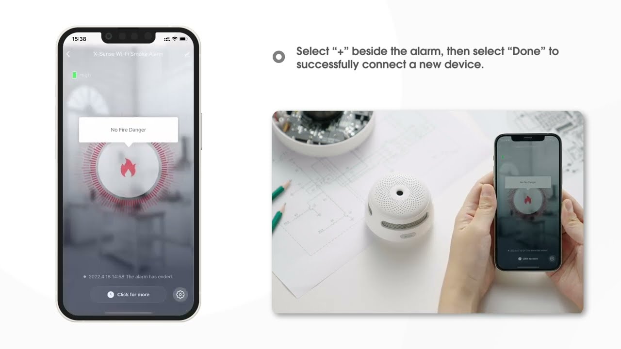 X-Sense XS01-WT Wi-Fi Smoke Detector