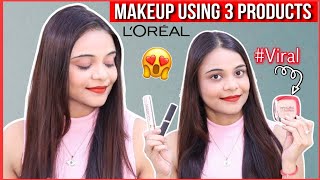 💕MAKEUP USING ONLY 3 PRODUCTS 💕💋 | SuperBeautyDezires