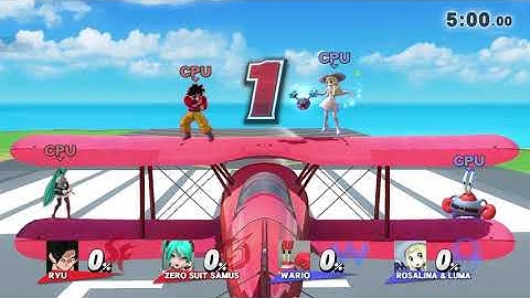 Smash Mods for Wii U:  5 Min Team battle
