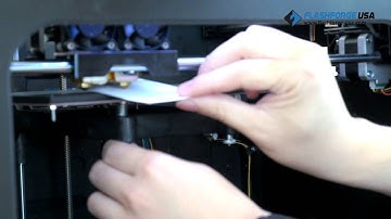FLASHFORGE Creator X 3D Printer - 04. Leveling the Build Plate