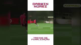 DARWIN NÚÑEZ NO TREINO FINALIZAÇÃO 🔥🔥 #shorts #shortvideo #football #liverpool #darwinnunez